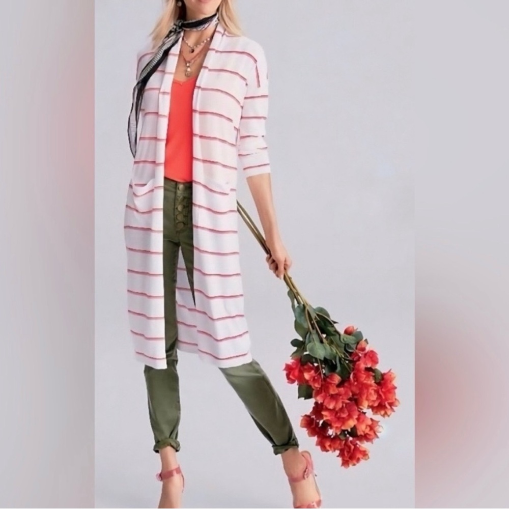 CAbi Stroll Lightweight Cardigan Sweater Duster